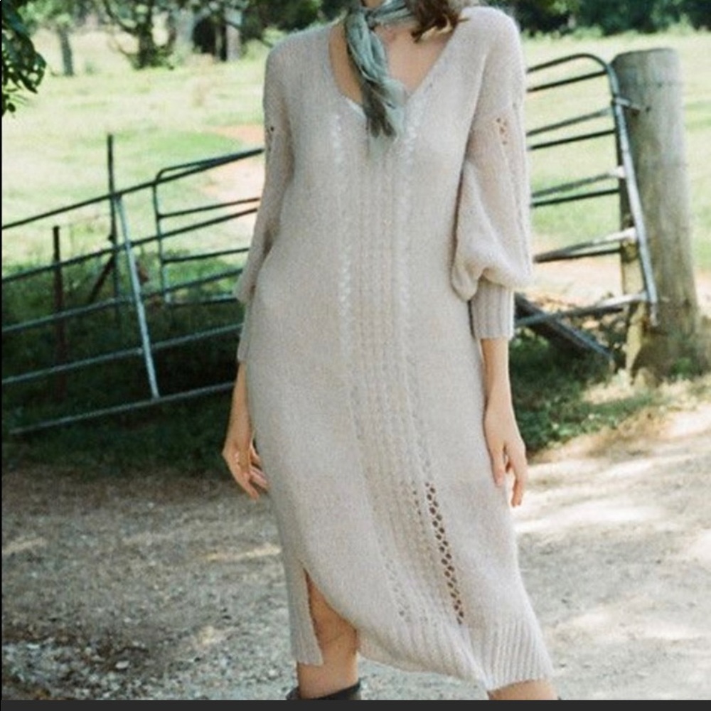 🌸SPELL🌸 Knit Midi Dress L